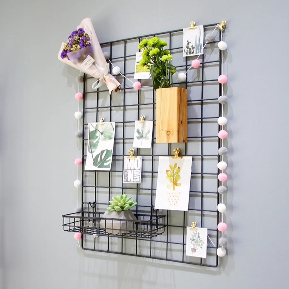 

Sturdy Iron Wall Mount Storage Household Metal Hanging Organizer For Kitchen Bathroom Compact Design Holds Food Crafts Cleaning