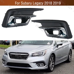 57731AL68A 57731AL69A Car Front Bumper Fog Lamp Light Cover Frame Foglight Trim Lid Bezel Hood For Subaru Legacy 2018 2019
