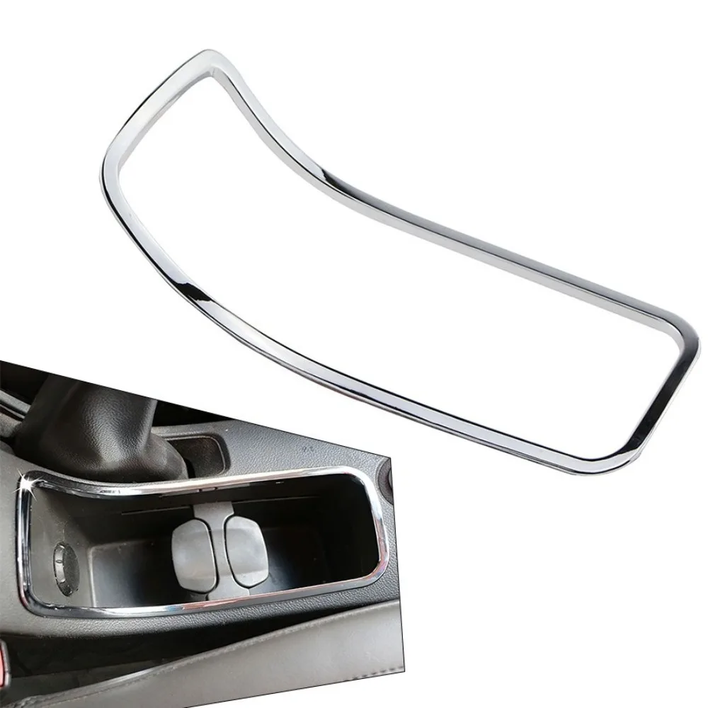 Car Cup Holder Trim Frame for Chevrolet Cruze 2009-2014 Center Console Water Cup Slot Decor Cover Interior Modification Acc