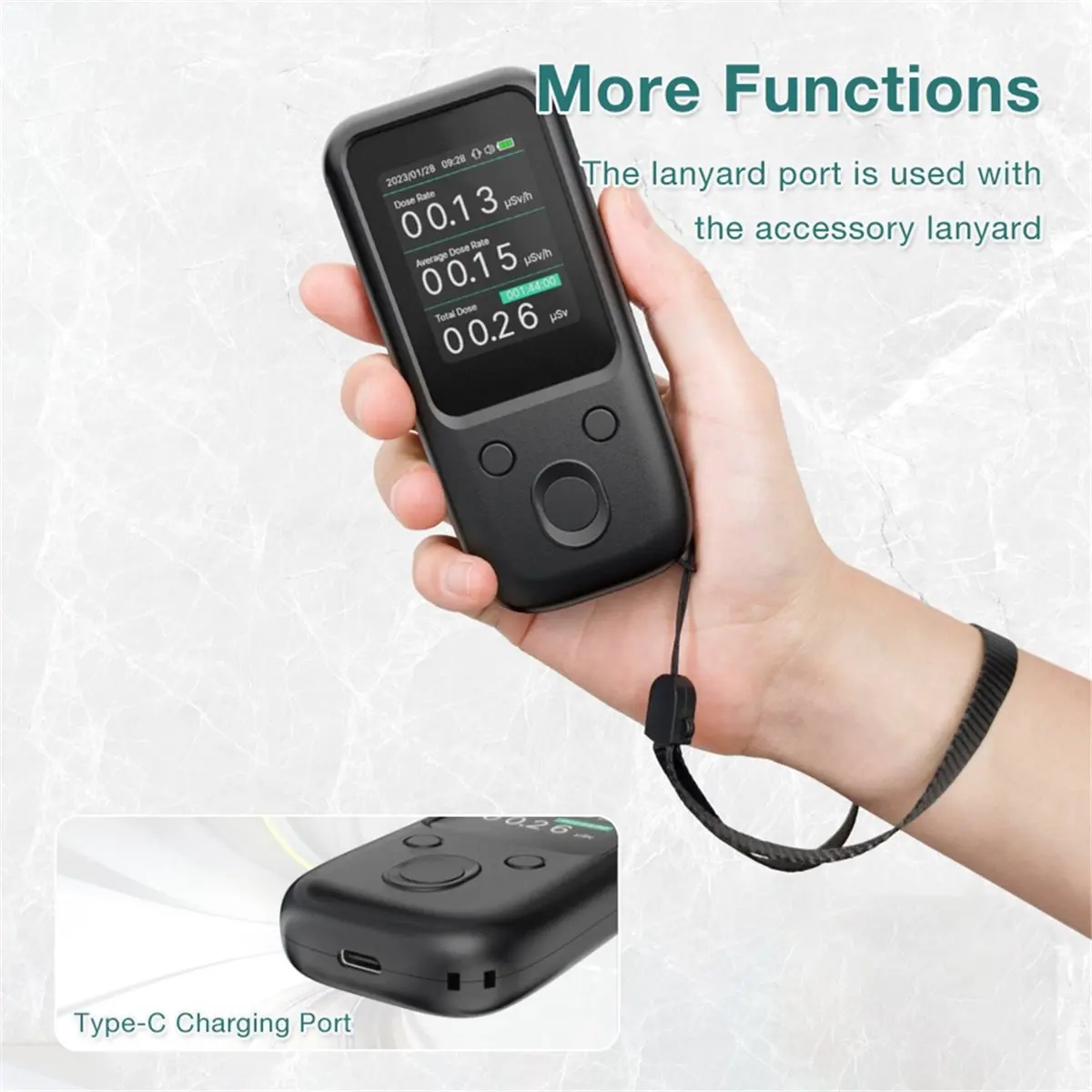 Nuclear Radiation Detector, Radioactive Marble Ionization Tester, Geiger Counter, Ionizing Radiation Tester