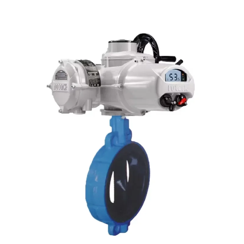 ROTORK Electric Actuator IQ Series IQ IQM IQTC IQC Electric Actuator with China Butterfly Valve Electric Control Valve