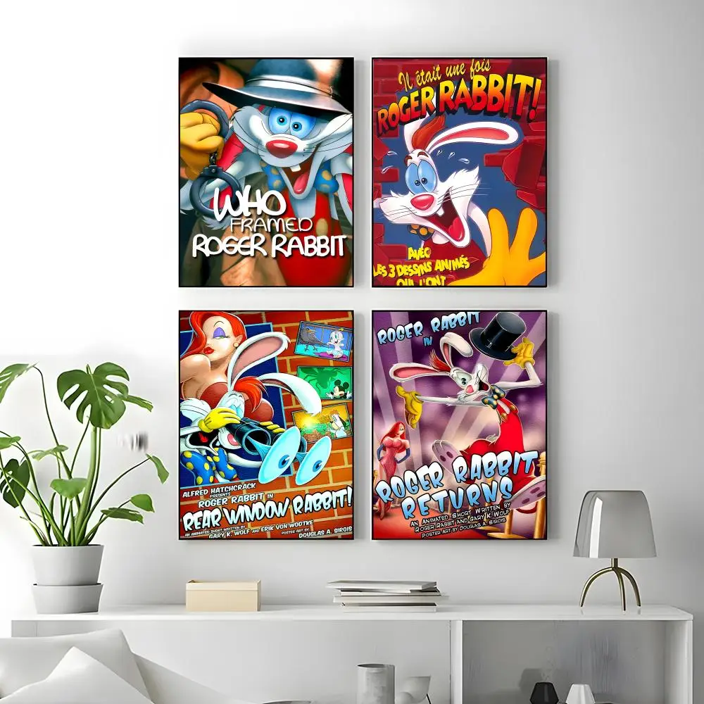 Cartoon Roger Rabbit Poster Classic poster and wall art prints are suitable for living rooms, bedrooms,and home