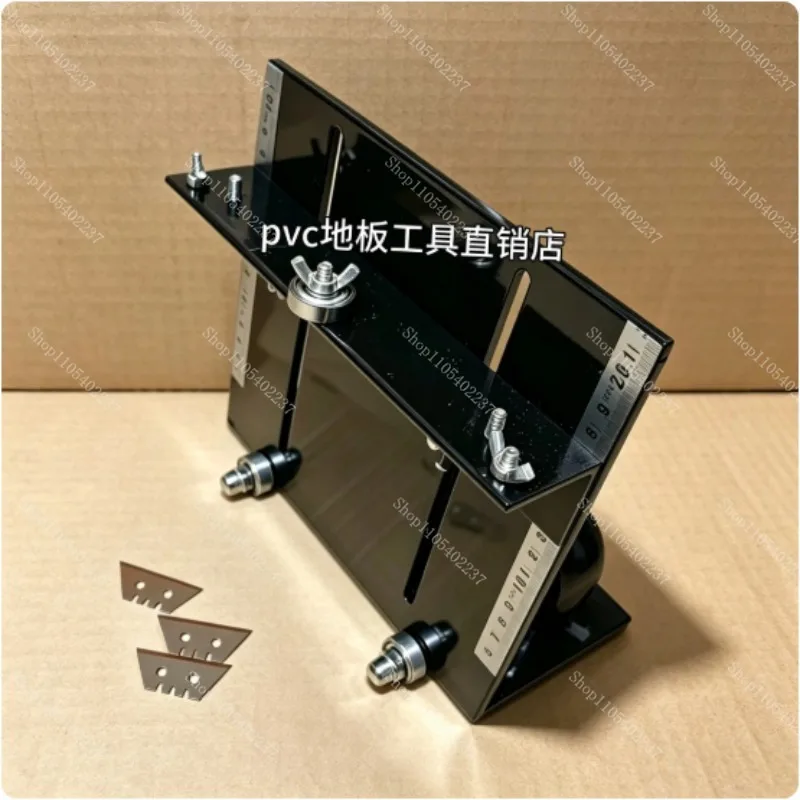Vinyl Flooring Installation Edge Cutter, Wall Following Push Knife, Adjustable 5-20cm Bidirectional Cutting Tool