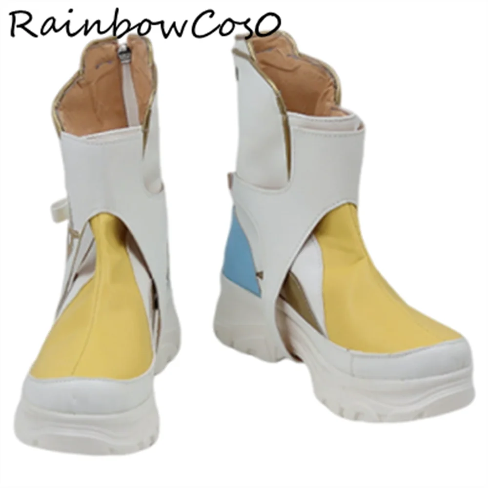 Sphene ファイナルファンタジー XIV: リアルムリボーン FF14 コスプレ靴ブーツゲームアニメパーティーハロウィン RainbowCos0 W4835