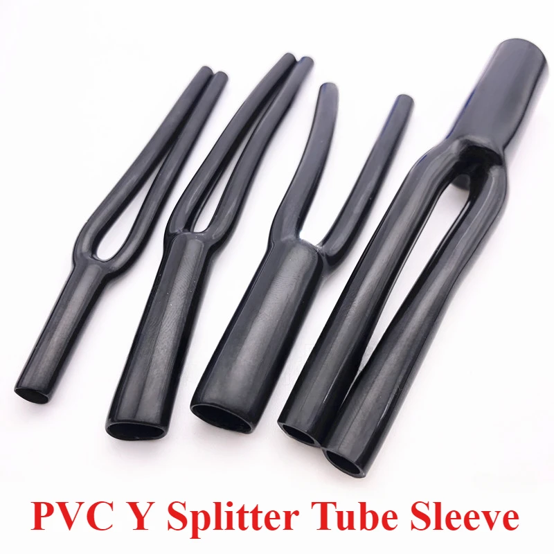 

PVC Y Splitter Tube Sleeve Speaker Audio Cable Wire HiFi Cable Pants No Shrinkable Black Insulated Power Harness 5/7/9/12/16mm
