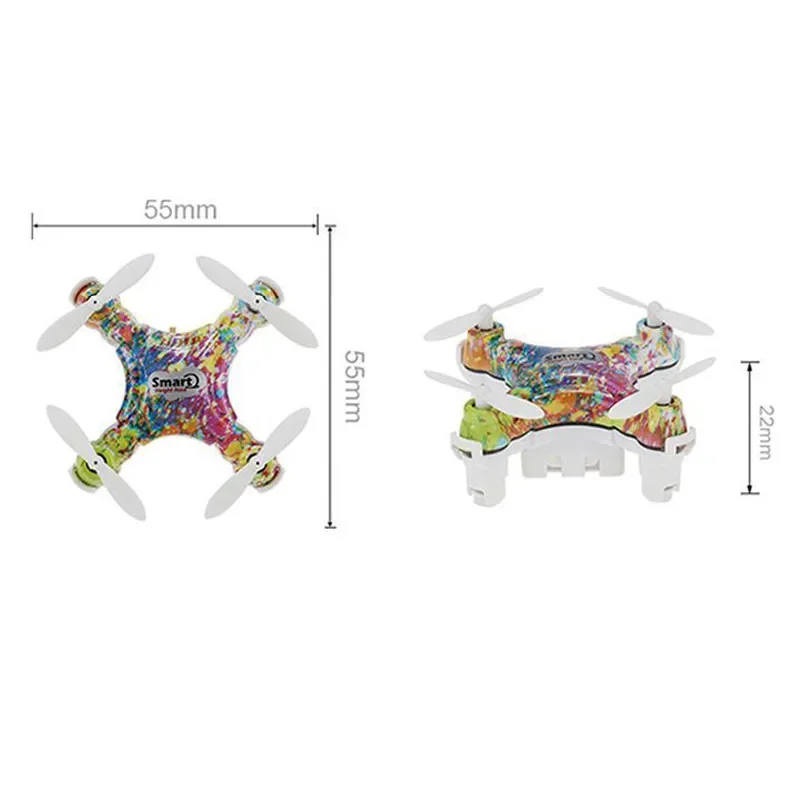 Mini dron zdalnie sterowany LED Cx10 2.4g zdalnie sterowany Quadcopter 4CH elektroniczny helikopter elektryczny samolot zabawki dla dzieci chłopiec