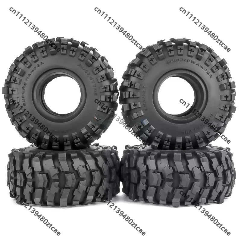 RC Off Road Crawler Vehicle Spare Tire Cover 133mm 2.2 Inch Deep Tread Rubber Tyre Skin Multi Scale Model Car Upgrade Hardware