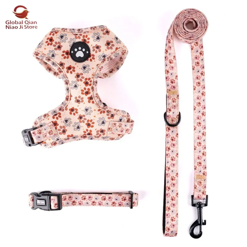 New‑pattern Dog Harness, Adjustable, Outdoor Dog Leash