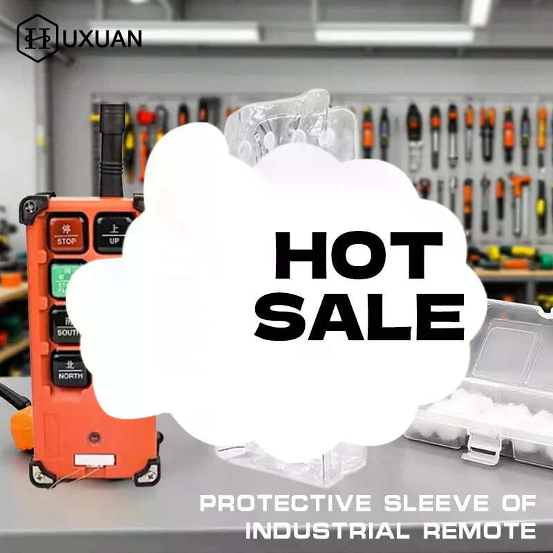 سترة الغطاء الواقي PVC الغطاء الشفاف الواقي كيس لجميع الغبار ل F21-E1B F23 الصناعية اللاسلكية التحكم عن بعد الغبار