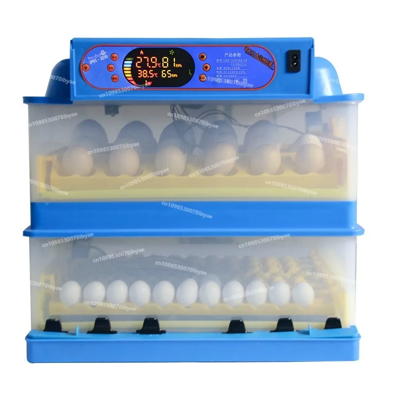 Incubator: Automatic Household Chicken, Duck and Goose Incubator, 72 Small Egg Incubators, Intelligent Temperature Control