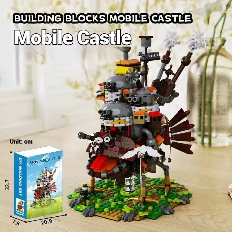 

CM3020 City Street View Mobile Castle, Creative Castle House Model, Children's Building Blocks Toy Gift Home Decor Ornaments