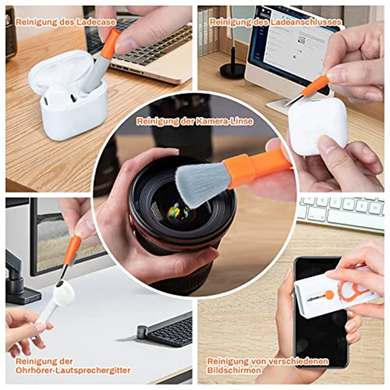 Upgraded 11-In-1 Keyboard Cleaning Set Screen Cleaning Kit Laptop Cleaner For Cell Phone, Keyboard Cleaning Tool For Camera