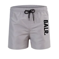 BALR-Shorts de maiô respirável masculino, calção de banho sexy, shorts casuais de cintura baixa, boxers com cordão, vôlei surf, verão