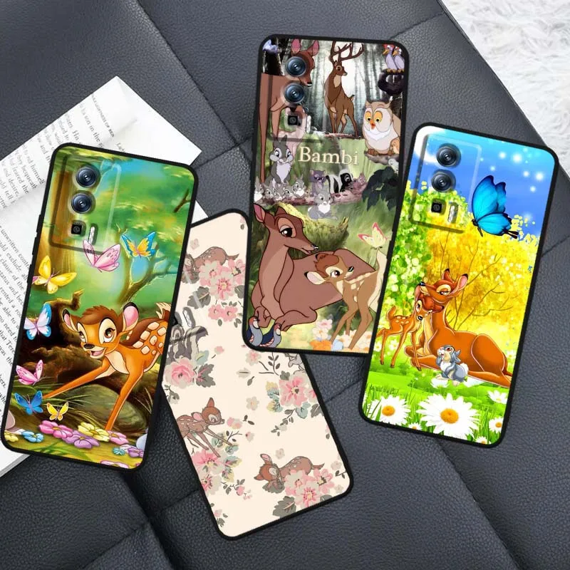 

Bambi Disney Cartoon Shell For Xiaomi Redmi 12 13C 12C 13 10C 9T A2 9A 9C 7A Note 10S 8T 10 9 8 Pro 4G 5G Black