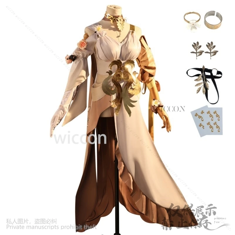 Juego Honkai: Star Rail Aglaea, disfraz de Cosplay, peluca, vestido Sexy de noche, Lolita para niñas, regalos de fiesta de Halloween Cos