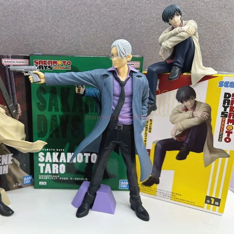 Hot Genuine Sakamoto Days Sakamoto Taro Action&Sitting Figure Anime Mascot Desktop Ornament Premium Collect Model Toy Ideal Gift