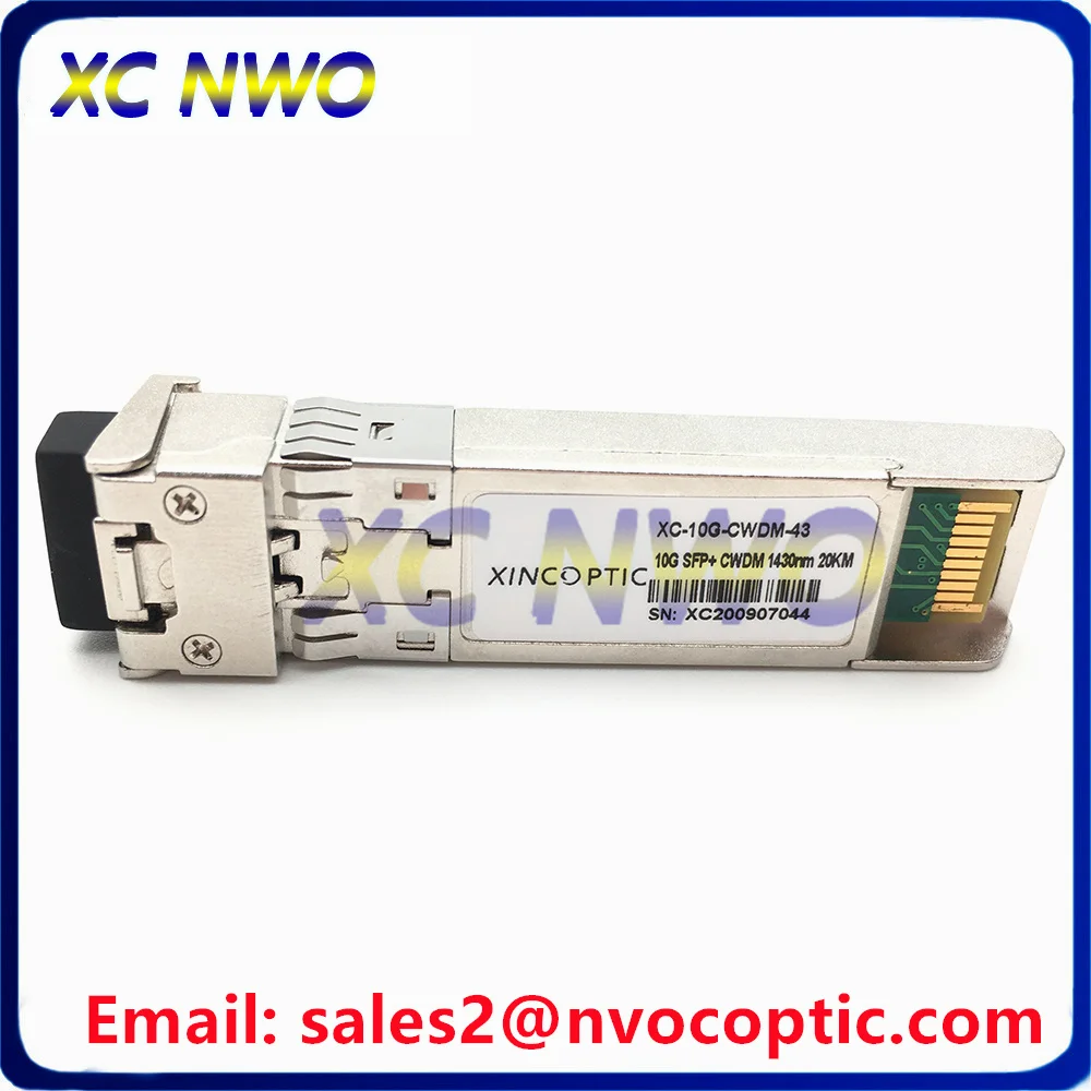 2Pcs 10Gbps CWDM SFP+ 20km 1390nm-1450nm DOM Duplex LC SMF SFP Transceiver Module Compatible with Juniper Code