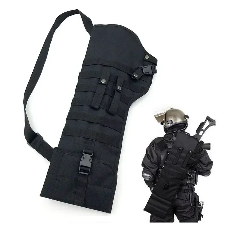 Fundas largas tácticas Molle de nailon para pistola, mochila para Rifle, funda Airsoft para francotirador M4 M16 AK, equipo de pesca para caza y tiro