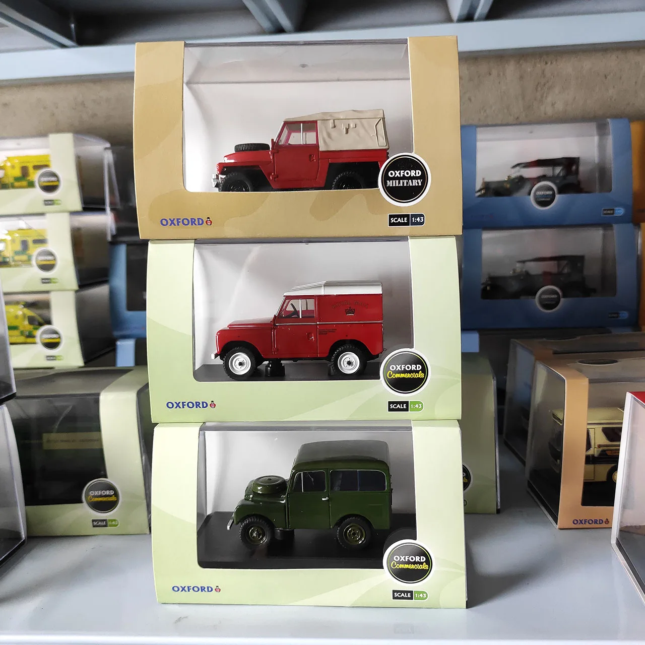 Diecast OXFORD 1:43 Scale Land Rover Jeep Alloy Car Model