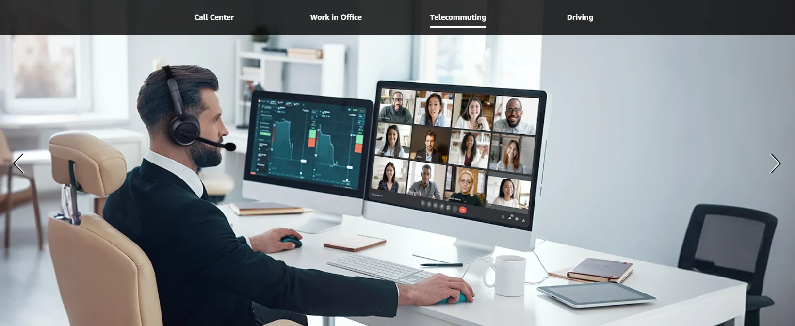 Nuroum HP31SU Bluetooth 5.3 Over-Ear Wireless Headset mit ENC-Geräuschunterdrückung, Mikrofon, unabhängiger physischer Stummschalttaste, Business-Kopfhörer für Callcenter, Homeoffice, Remote-Büro, PC, Laptop, Zoom, Microsoft Teams, Online-Konferenzgespräche. – Detail 19