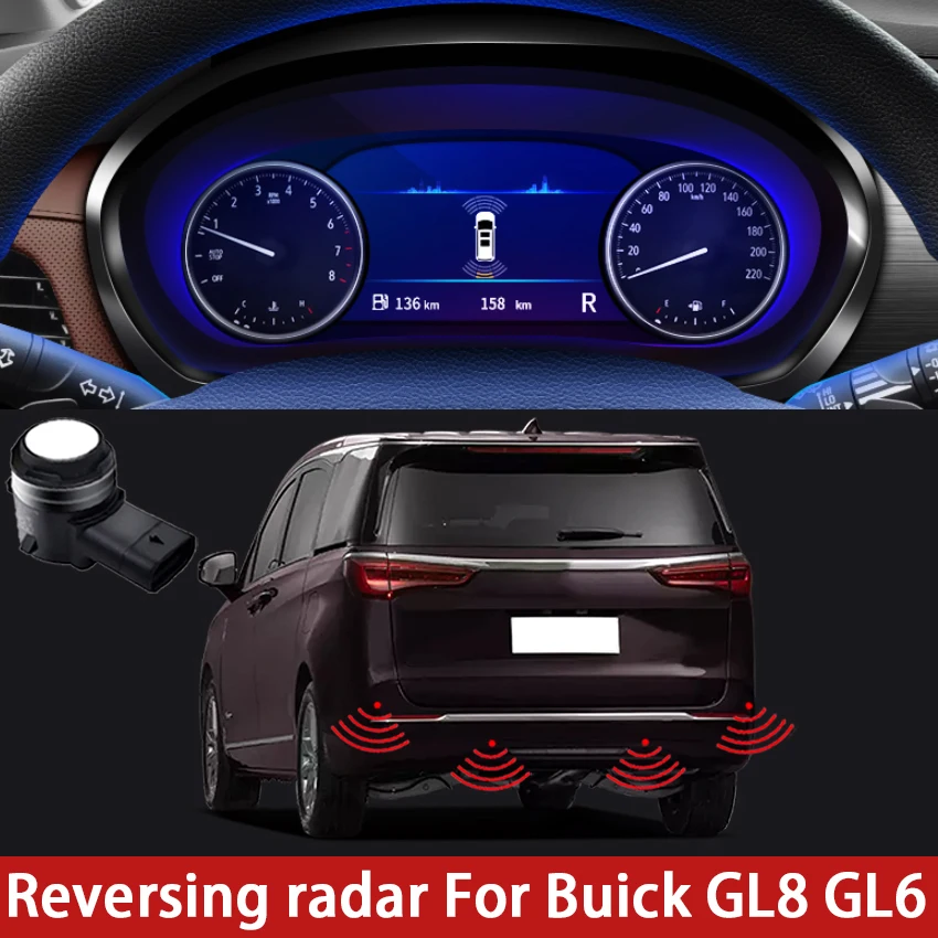 Car Alarm Parking Sensor Assistance Backup Buzzer Smart System Rear Front Bumper For Buick GL8 ES 28T 652T 653T GL6 2017~ 2025