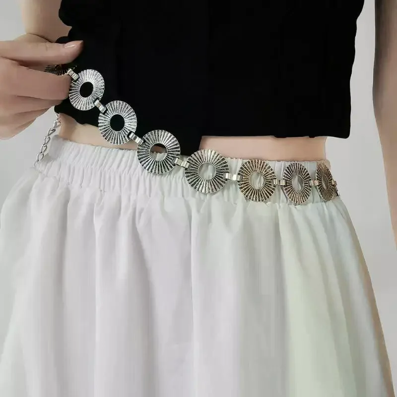 Chaîne de taille pour femmes, Style bohémien, décorée Turquoise, chaîne de corps, bijoux, accessoire de mode