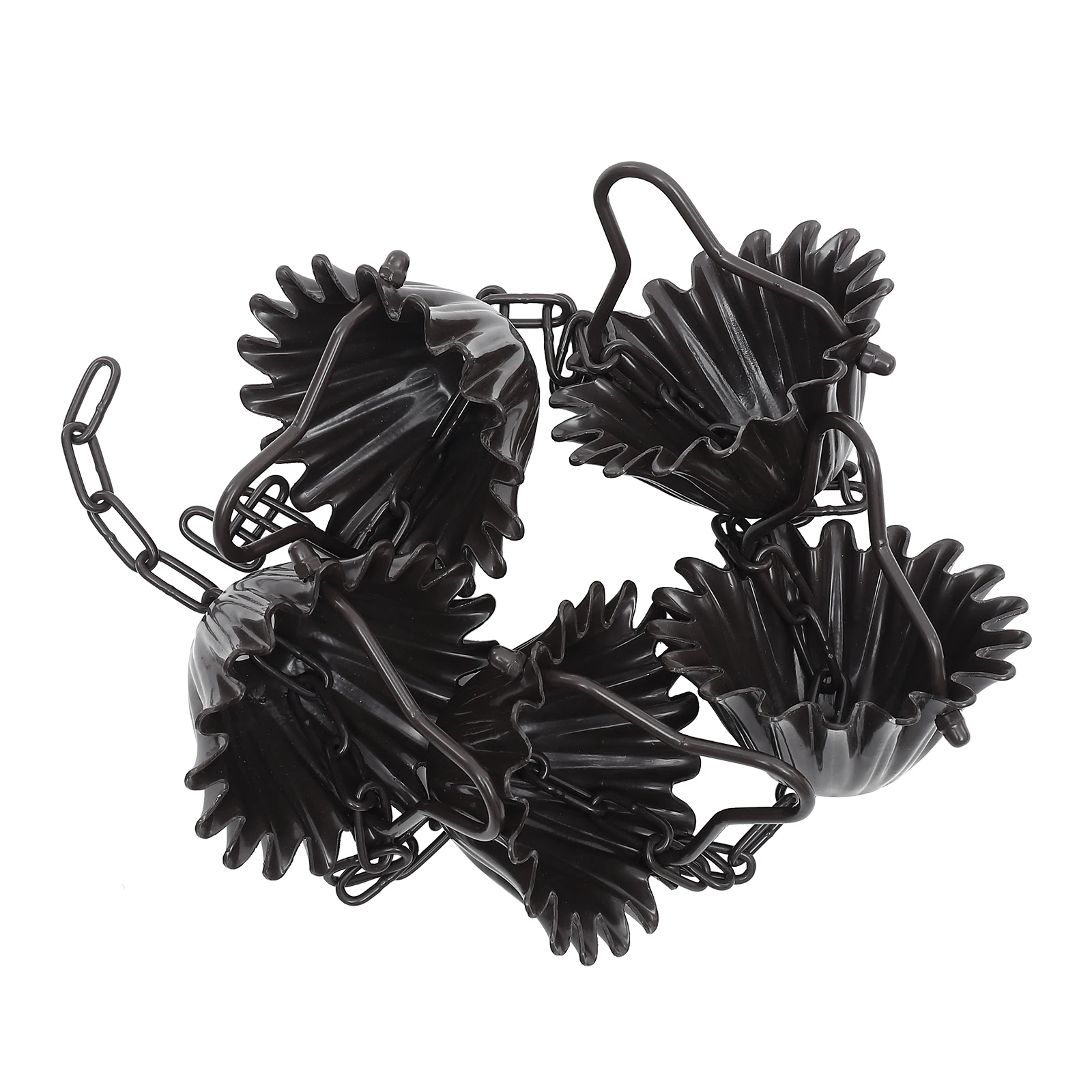 

Aluminum Alloy Petal Rain Chain Decorative Metal Rainchains for Gutters Garden House Durable Safe Practical Home Temple Shop