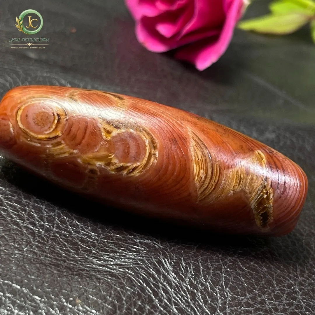 Tibetan Nepalese Himalayan Bead Ancient agate Old Dzi Talisman eye Bead Amulet