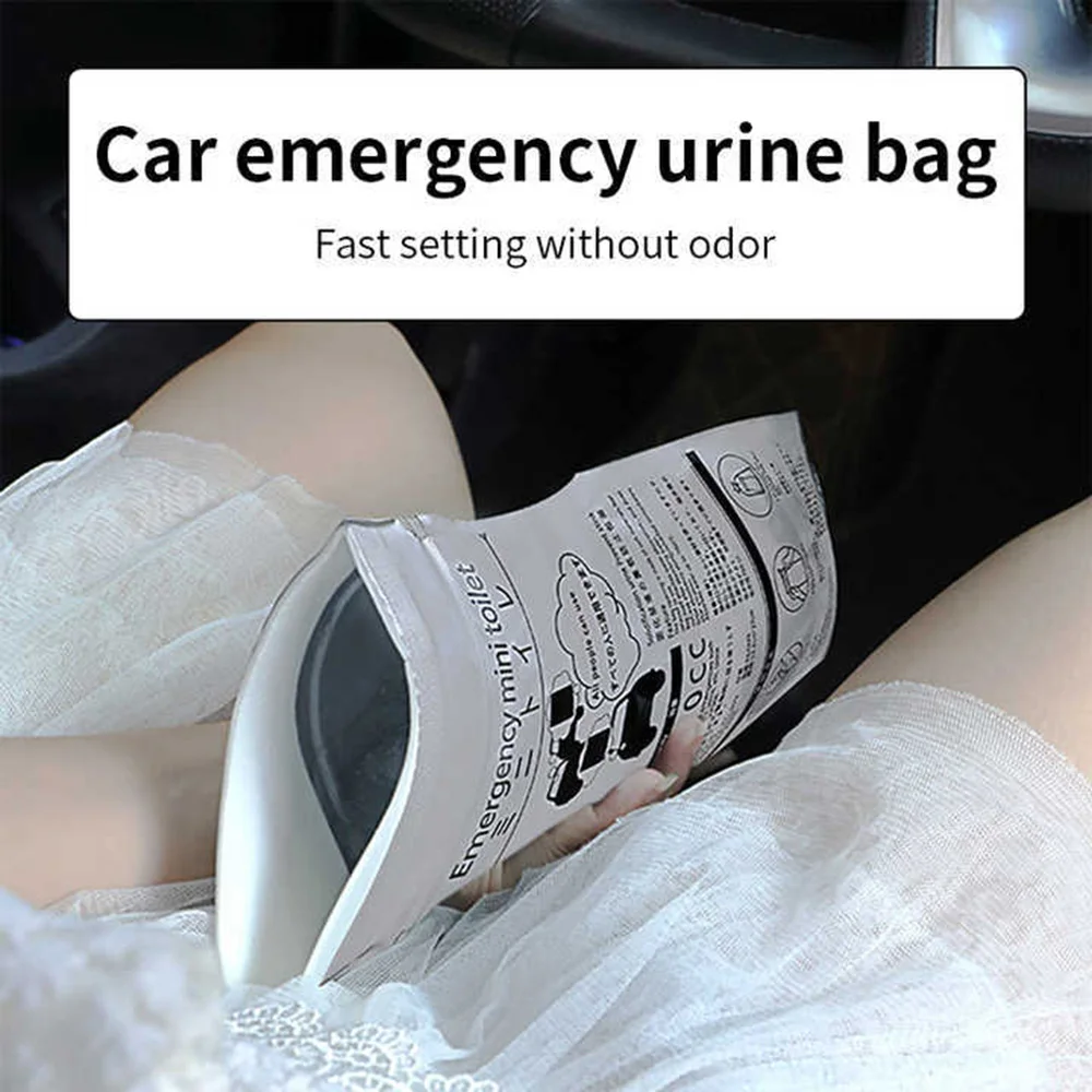 5-30Pcs Outdoor Emergency Urine Bags 700ml Disposable Travel Mobile Toilet Portable Urinal Bag for Female Baby Male Vomiting Bag