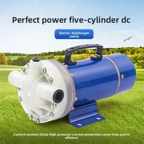 High Pressure Agricultural Electric Sprayer 12V 48V 60V Five Cylinder Diaphragm Pump