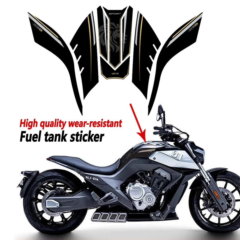 

For Benda LFC 700 LFC700 anti slip fuel tank sticker thick wear-resistant armor sticker protective film body decal sticker