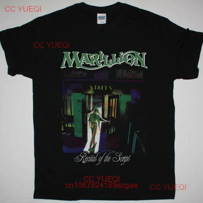 MARILLION RECITAL OF THE SCRIPT NEW BLACK T-SHIRT