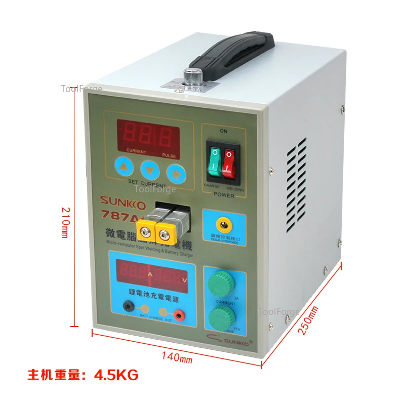 

Spot Welder with LED light Battery Welder Applicable Notebook & Phone Battery Precision Welding Pedal 787A+ Battery Spot Welder