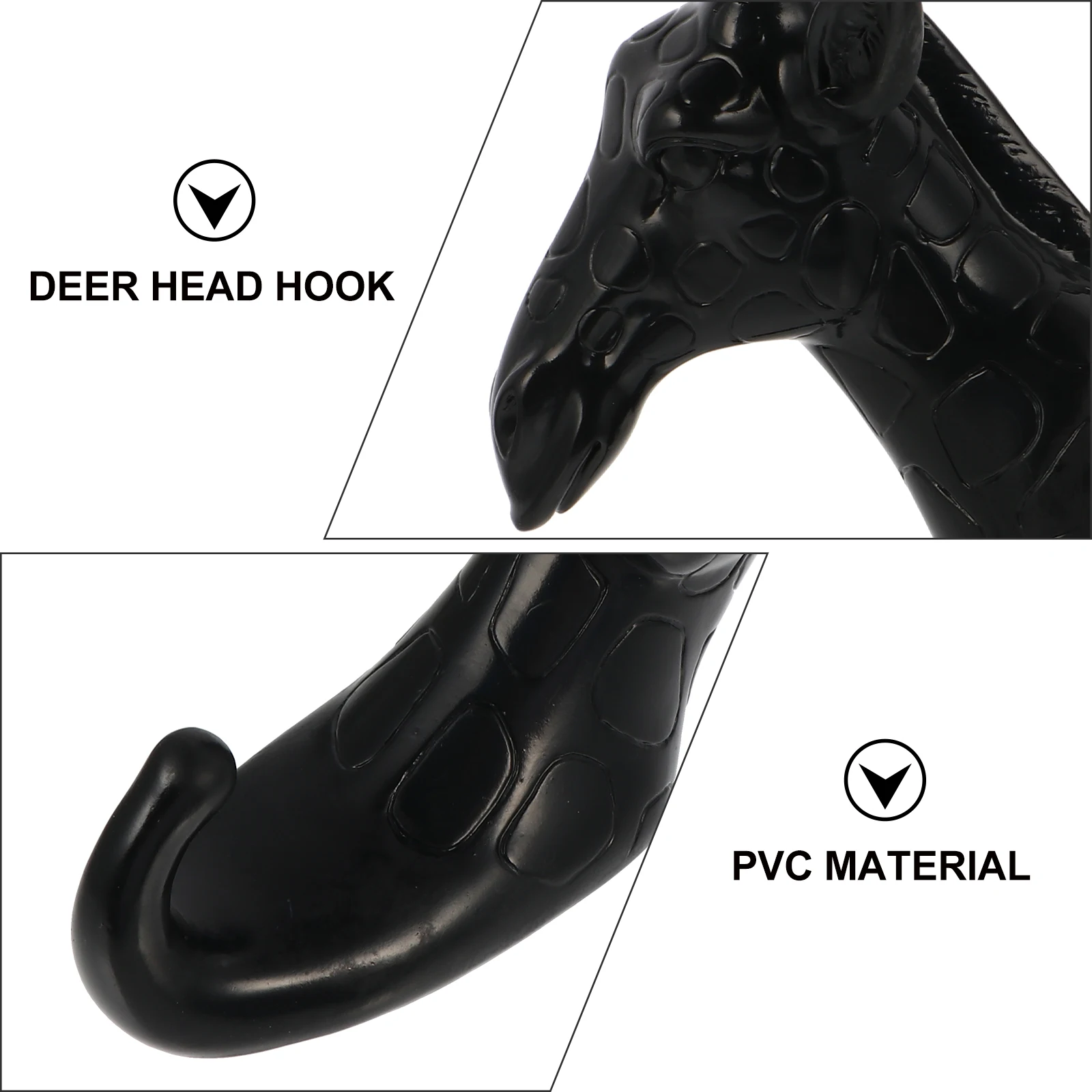 

1Pcs Giraffe Head Shape Hanger No Trace Hooks for Decor Stylish Home Furnishing Articles Hanging Hook Creative Hook