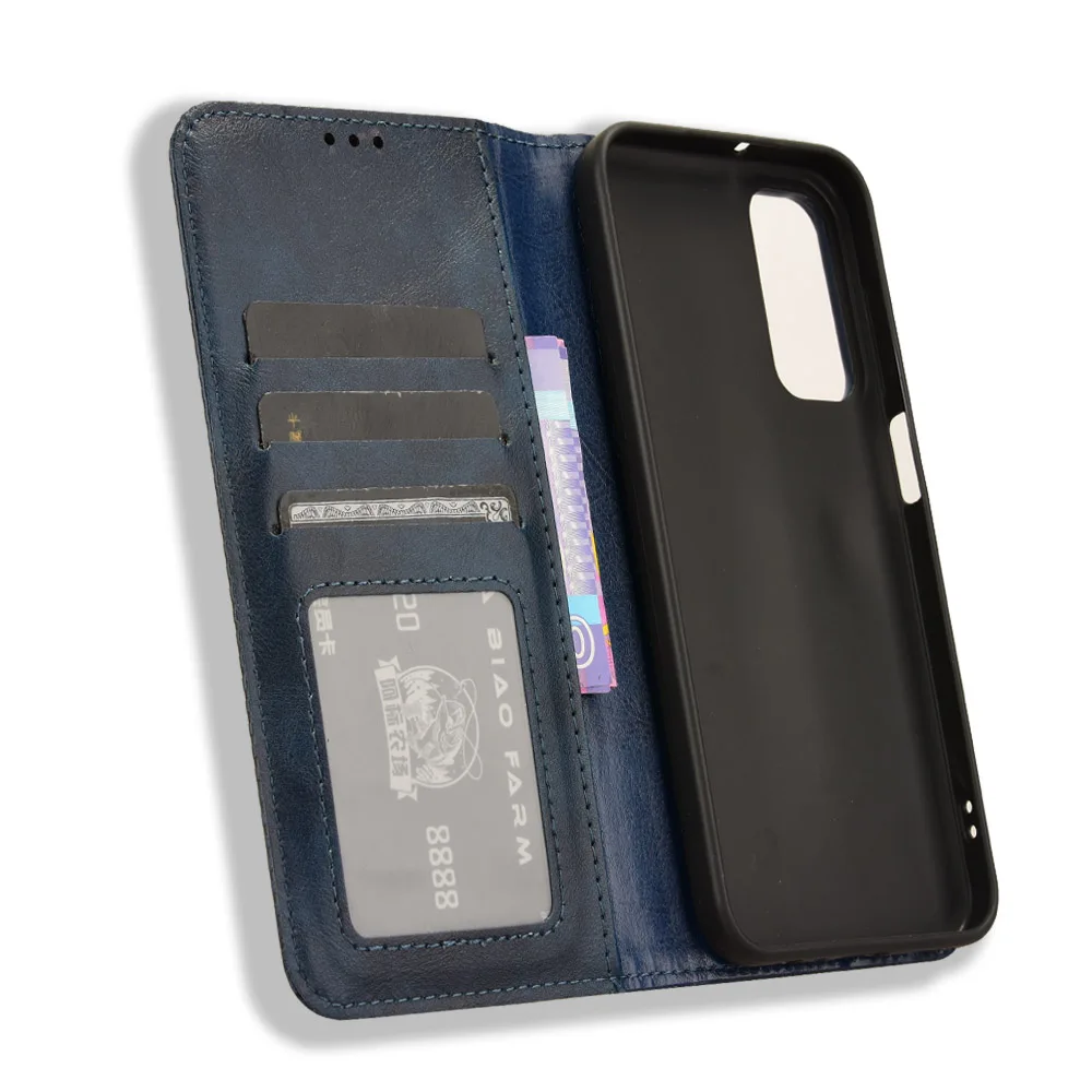 Funda de teléfono con cierre magnético de cuero estilo Retro con tapa para Samsung Galaxy F15, funda de prevención de caídas con ranura para tarjetas de 6,6 pulgadas