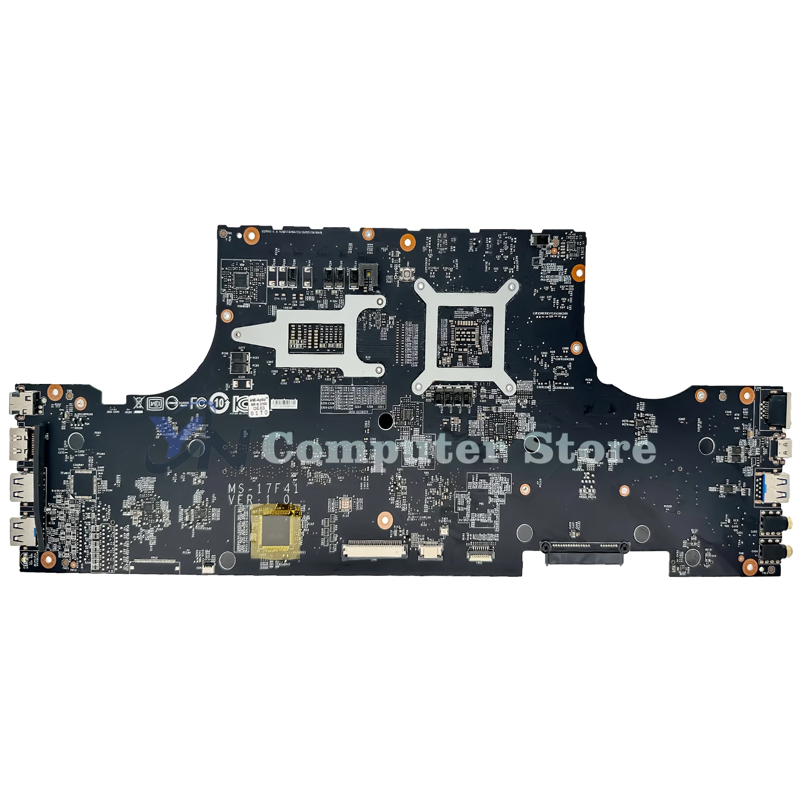 MS-17F41 Laptop Motherboard For MSI MS-17F4 GF75 I5-9300H I7-9750H GTX1650TI GTX1650 Mainboard 100% Test Ok