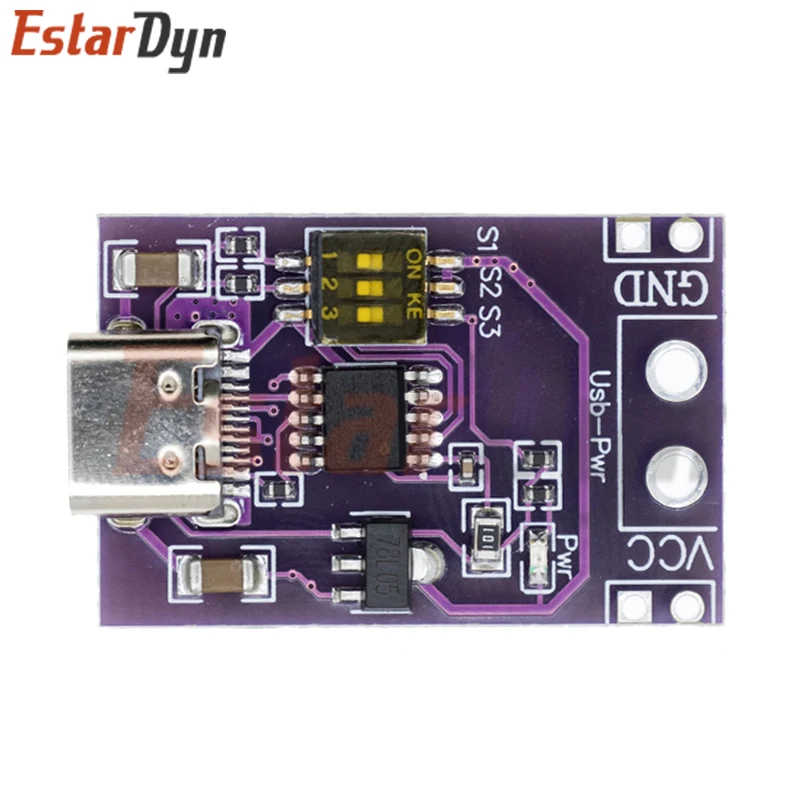 Type-C QC AFC PD2.0 PD3.0 to DC Spoof Scam Fast Charge Trigger Polling Detector USB-PD Notebook Power Supply Change Board Module