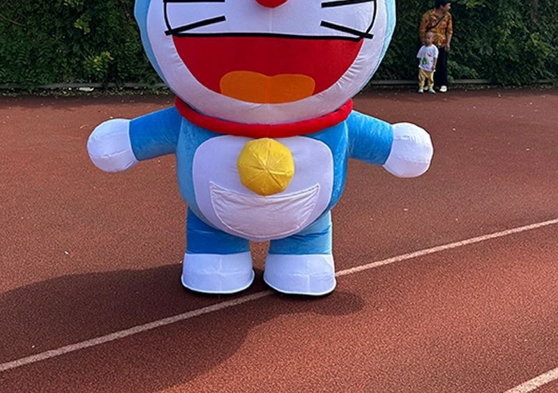 Kostium Maskotki Dla Dorosłych, Nadmuchiwany Kot, Kostium Maskotki Robocat, Kostium Doraemon, Fantazyjne Przebranie Cosplay, Super Bez Baterii