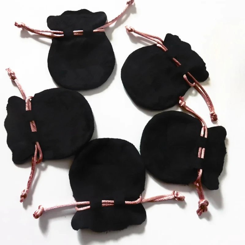 s جودة عالية سحر الأقراط أكياس تغليف المجوهرات الزفاف الرباط الحقائب المخملية شنطة هدايا #1