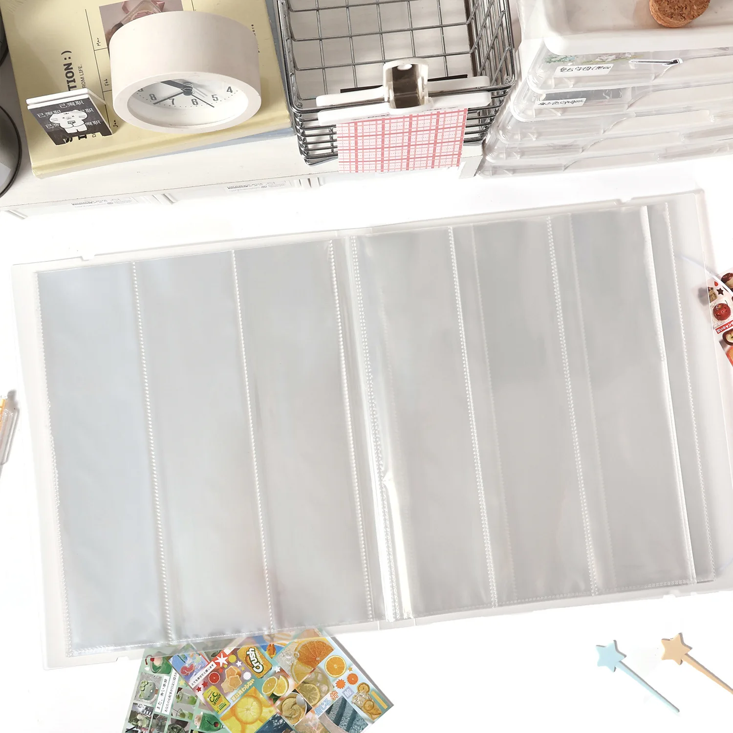 Photocard Binder Book, Sticker Storage Album, Memory Journal Book for K‑pop Cards Collection DIY Supplies
