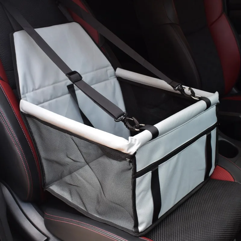 Oxford Breathable Folding Small Dog Car Seat Power Seat Reinforced Pet Power Car Seat