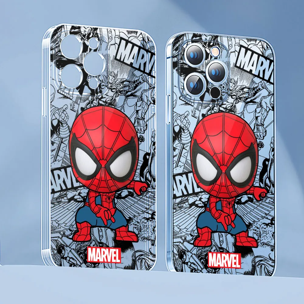 Marvel SpiderMan Groot IronMan Case For Infinix Note 40PRO 30 30 12 Vip 12G96 11 10 Tecno Camon 30 20 19 Pova 6 5 PRO Cover Capa