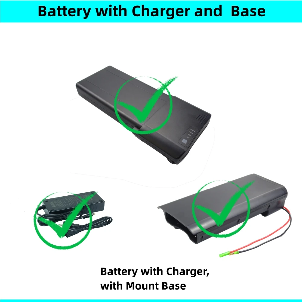 Bagage Achterrek E-bike Batterij 36V 7.8Ah 8.7Ah 10Ah 10.4Ah 12.8Ah 14Ah 24V voor Pedaal Uptown ELC Vintage Cruiser E-bike Batterij