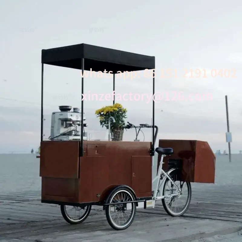 تخصيص في الهواء الطلق بيع المحمول ذات المناظر الطبيعية الخلابة كشك وجبة خفيفة فطيرة فواكه شريحة لحم شاحنة طعام مشروب فواكه متعدد الوظائف