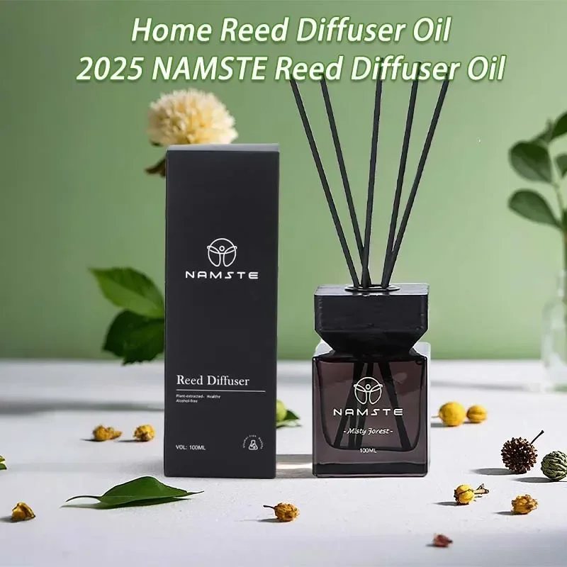 

NAMSTE 100ML Fireless Reed Diffuser Oil Fragrance Replacement Stick Aroma Oil Reed Diffuser Set Scent Air Purifier For Home