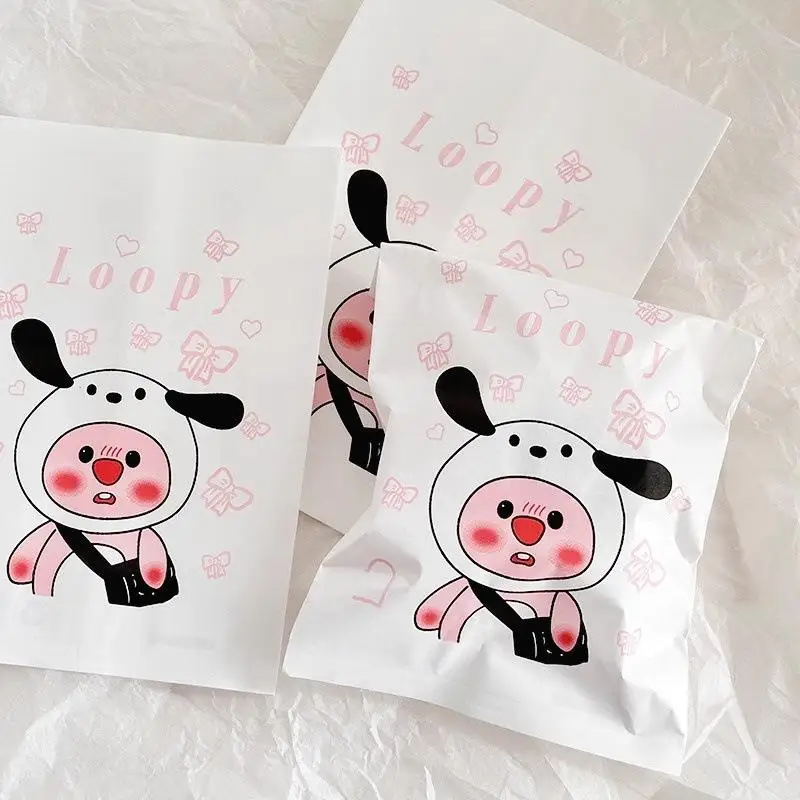 Anime Kawaii Cute Loopy Little Beaver Paper Bag Gift Bag Package Ins Packaging Bag Cartoon Cute Girl Birthday Gift For Children