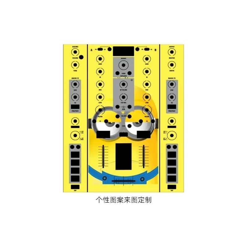 Traktor Z2 Mixing Platform Panel Film. Tk Colorful Stickers, Customized