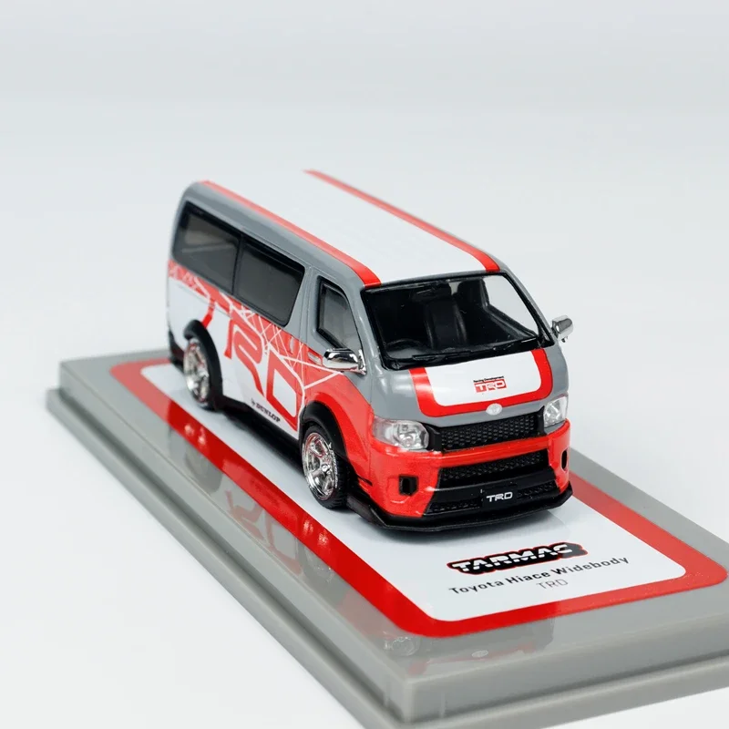 Tarmac nous-mêmes 1/64 Toyota Hiace Widebody TRD Alliage Jouet, Véhicule à moteur, Modèle en métal moulé sous pression, Cadeaux