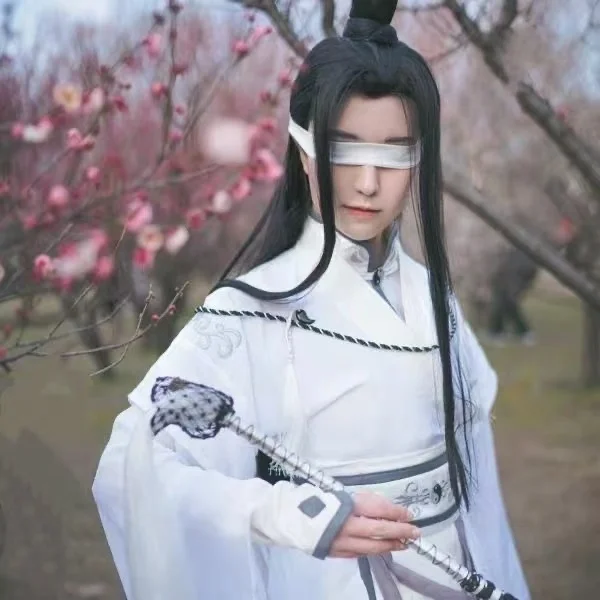 شيطاني السلف Xingchen تأثيري حلي الرجال المتخصصة لعبة أنيمي Hanfu فستان مجموعة الأولاد القديمة أنيق الشارع الحدث كوس الملابس