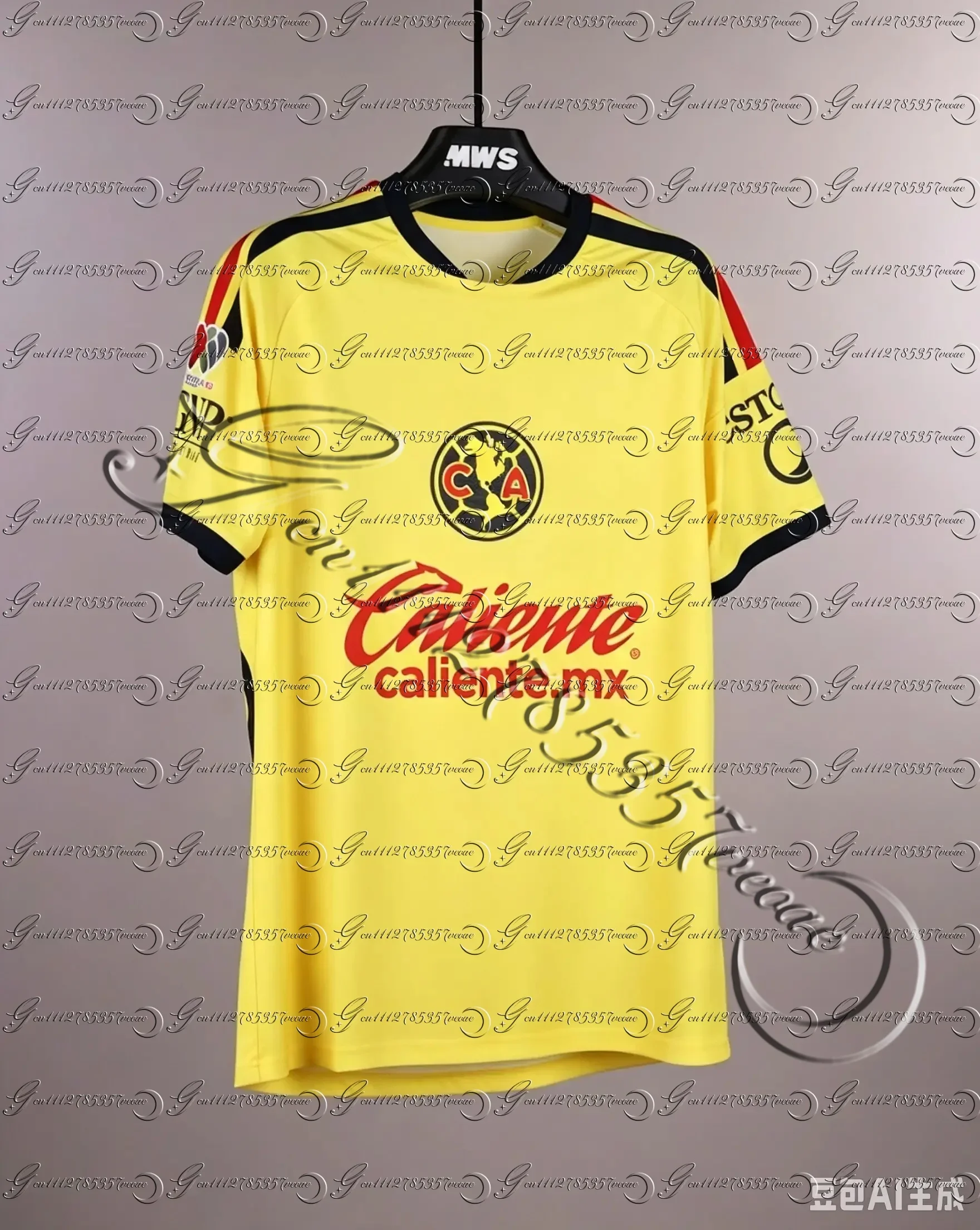 26 Herren Club Tijuana Xolos Fußballtrikot Schwarz Rot Schnelltrocknend Kurzarm Fußballshirt Training Täglich Fan Sport Familienoutfit – Detail 7